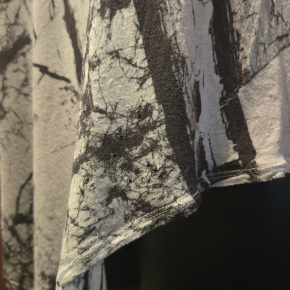 Helmut Lang black & white marbled lightweight tank top szL - Picture 3 of 7